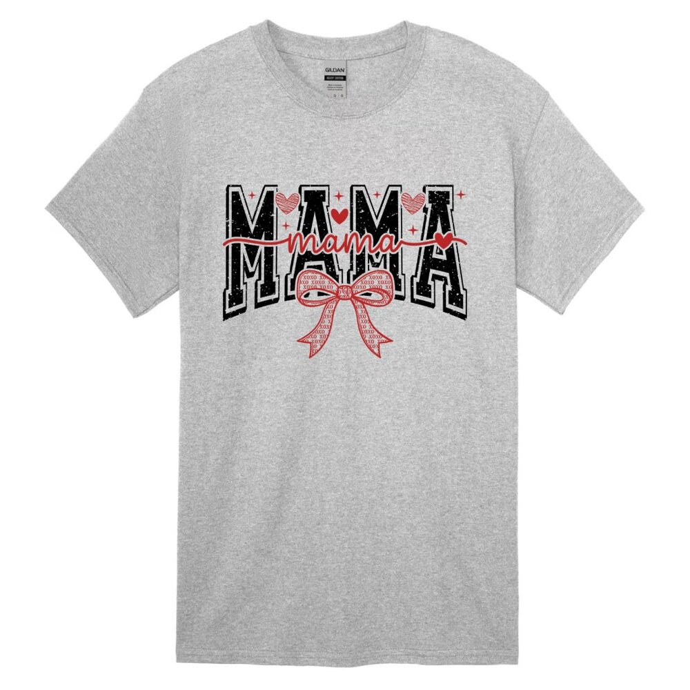 Mama Bow Coquette Graphic Tee Gildan Heavy Cotton NWT
